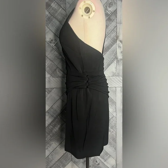 NICOLE MILLER NWT HALTER DRAPE MINI DRESS - Picture 4 of 12